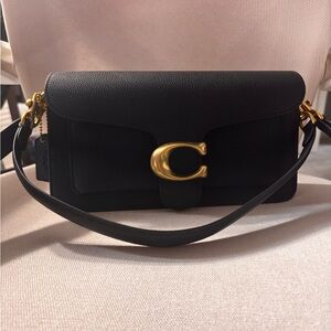 Coach Tabby 26 Black w/ Brass hardware